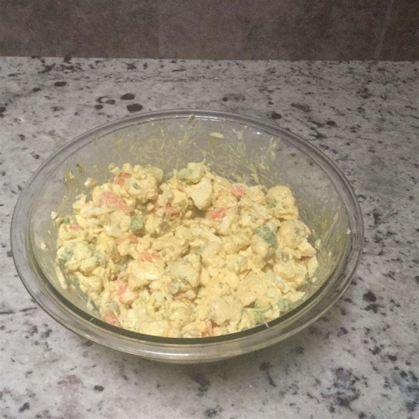 Cauliflower and Egg Salad