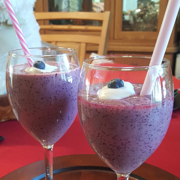 Heart Healthy Blueberry Smoothie