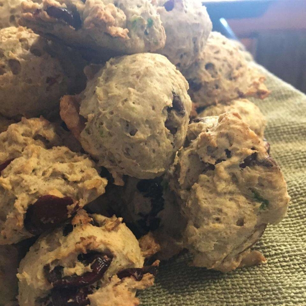 Cinnamon Oatmeal Zucchini Cookies