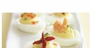 Favorite Topped Deviled Eggs