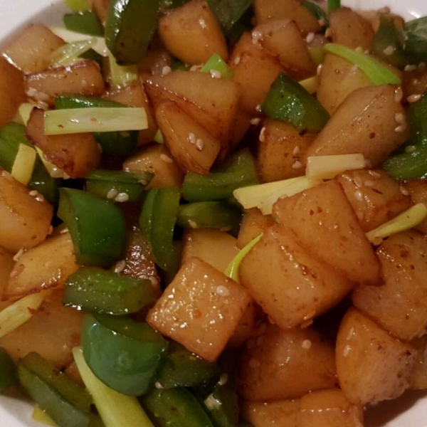 Fiery Red Pepper Potatoes