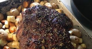Roasted Lamb with Root Vegetables