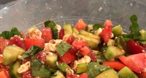 Tomato, Basil, and Feta Salad