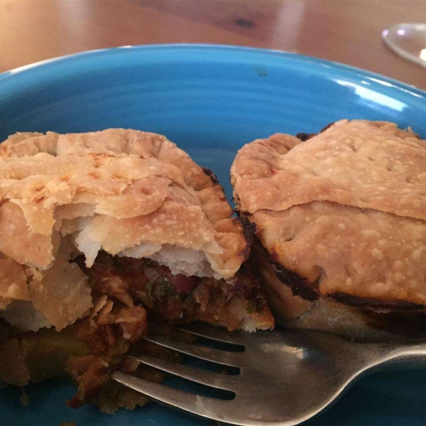 Squash and Kohlrabi Empanadas