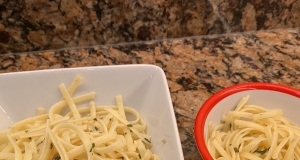 Fettuccine with Garlic Herb Butter