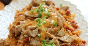 Troy's Korean Glazed Chicken Breast with Kimchee Fried Rice
