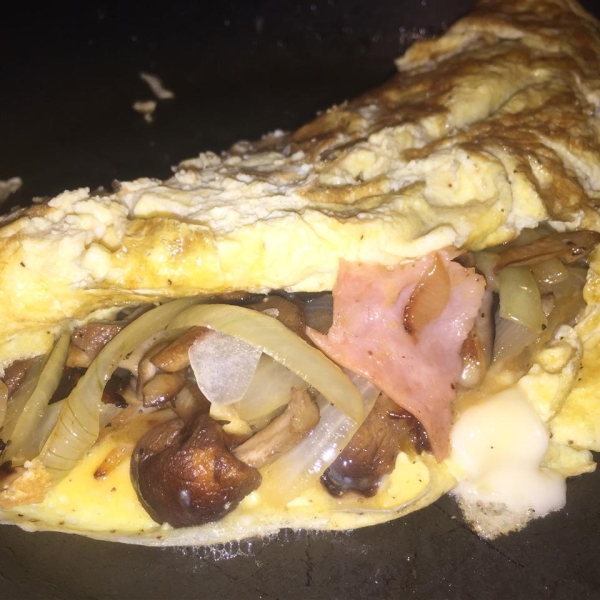 Ham Omelette with Maille® Old Style Mustard