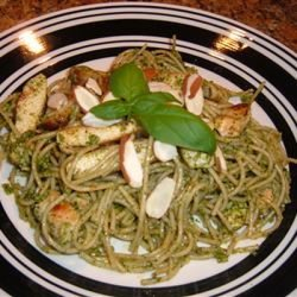 Grilled Chicken and Angel Hair Pasta