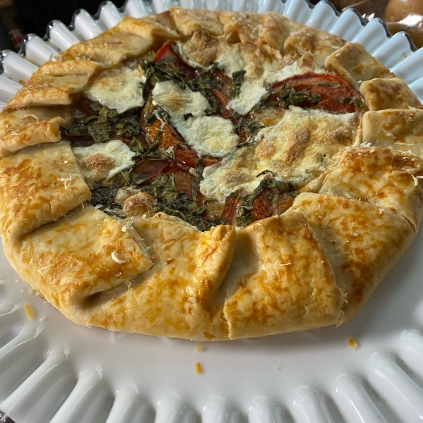 Rustic Tomato Basil Tart