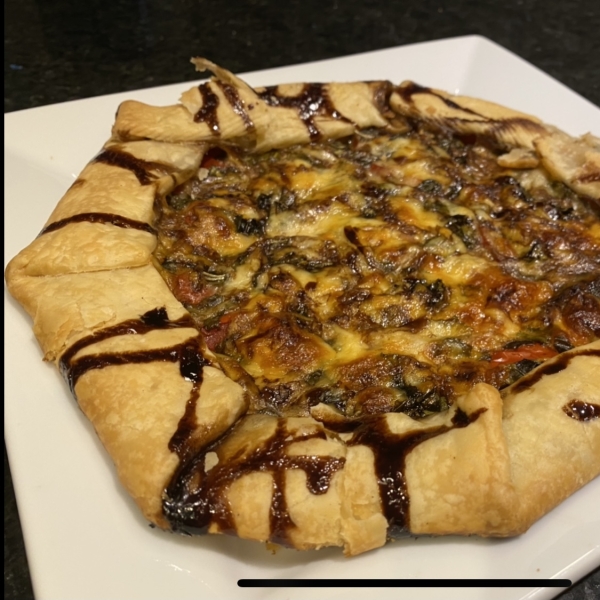 Rustic Tomato Basil Tart