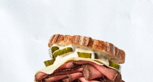 Stacked-High Roast Beef Sandwich