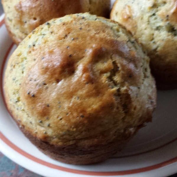 Lemony Poppy Seed Muffins