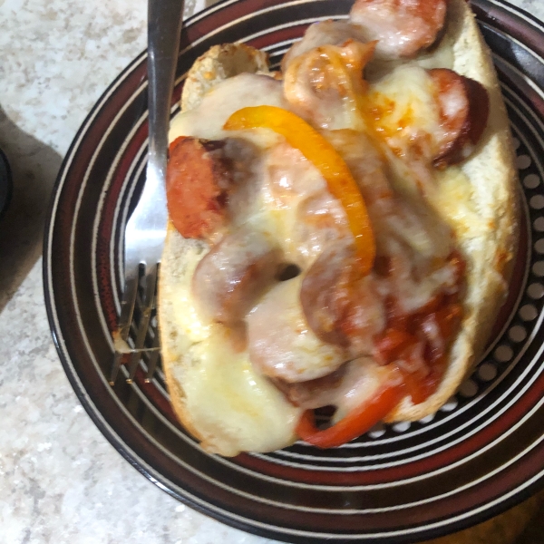 Italian Smoked Sausage Sandwich
