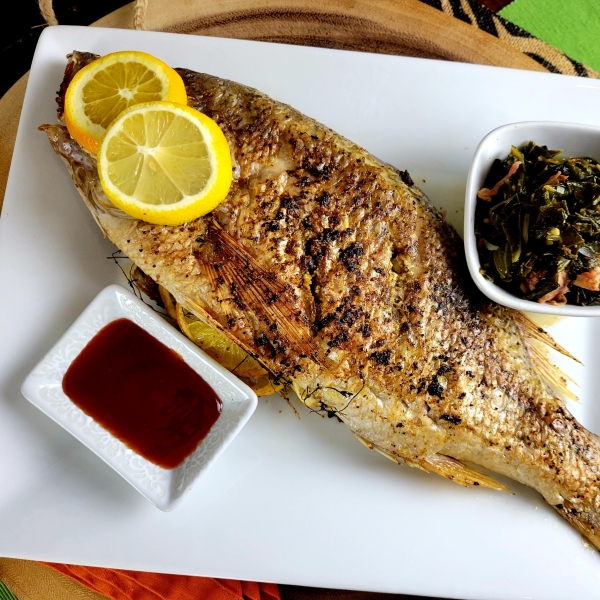 Baked Whole Red Snapper
