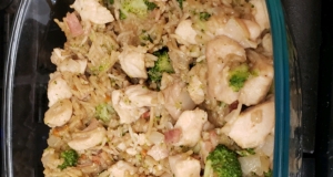 Bacon, Broccoli, Chicken & Rice