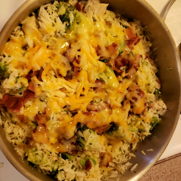 Bacon, Broccoli, Chicken & Rice