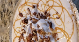 Freezer Caramel Drizzle Pie