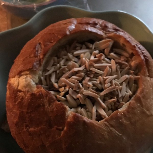 Baked Brie with Caramelized Pears, Shallots and Thyme