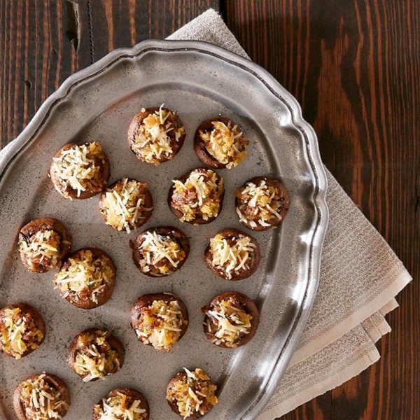 Italian Sausage Stuffed Mushrooms Appetizer