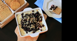 Baked Goat Cheese and Roasted Beet Dip
