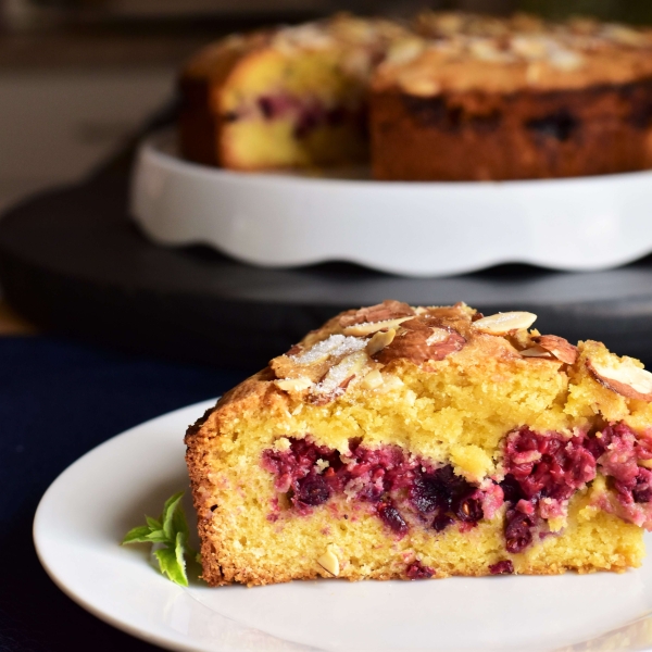 Mixed Berry Almond Cake