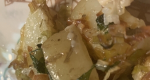 Buttery New Potatoes with Leeks and Parsley