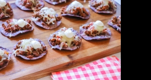 Red, White, and Blue Taco Bites