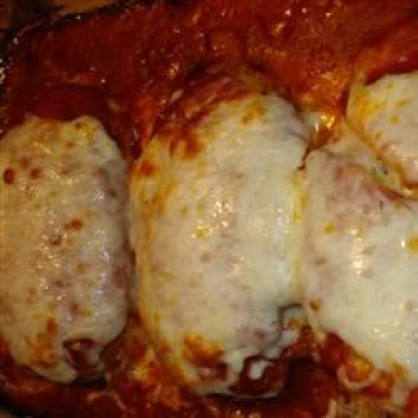 Three Cheese and Tomato-Stuffed Chicken Breasts