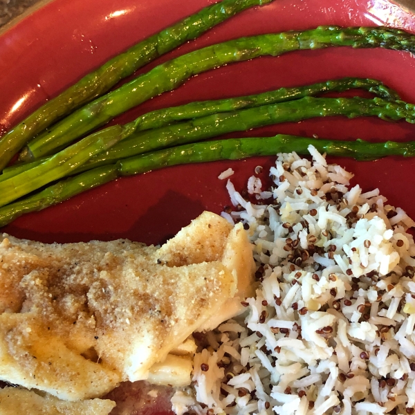 Pan-Seared and Crusted Ling Cod