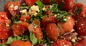 Herb Watermelon Feta Salad