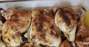 Crispy and Tender Baked Chicken Thighs