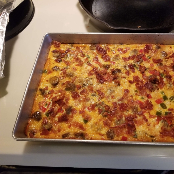 Wake-Up Casserole with Canadian Bacon