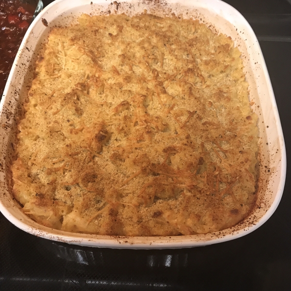 Smoky Four Cheese Macaroni Bake