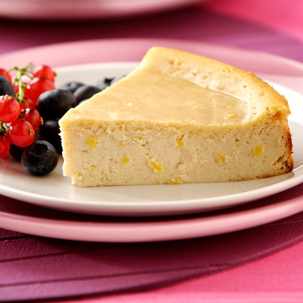 Ricotta and lemon cheesecake