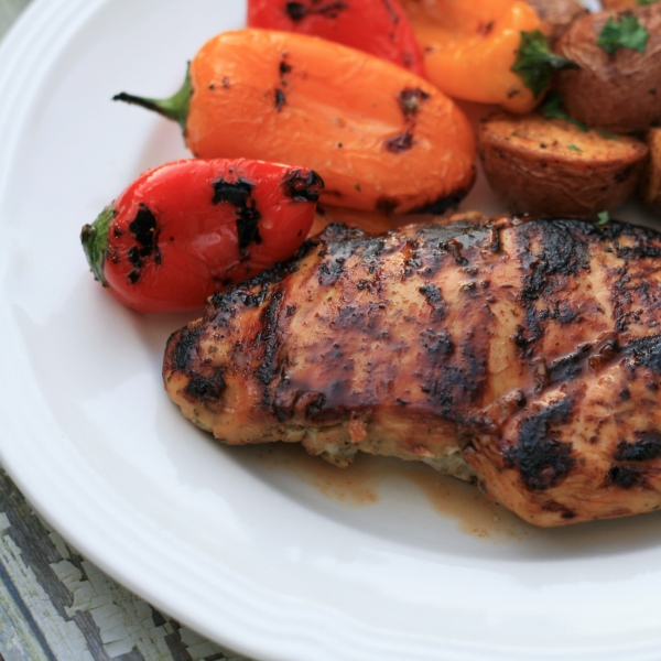 Grilled Cilantro Chicken Breasts
