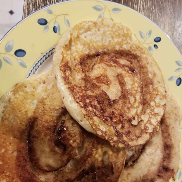 Cinnamon Roll Pancakes