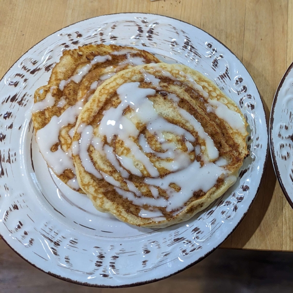 Cinnamon Roll Pancakes