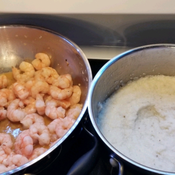 Lemon-Garlic Shrimp and Grits