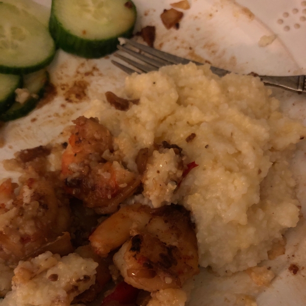 Lemon-Garlic Shrimp and Grits