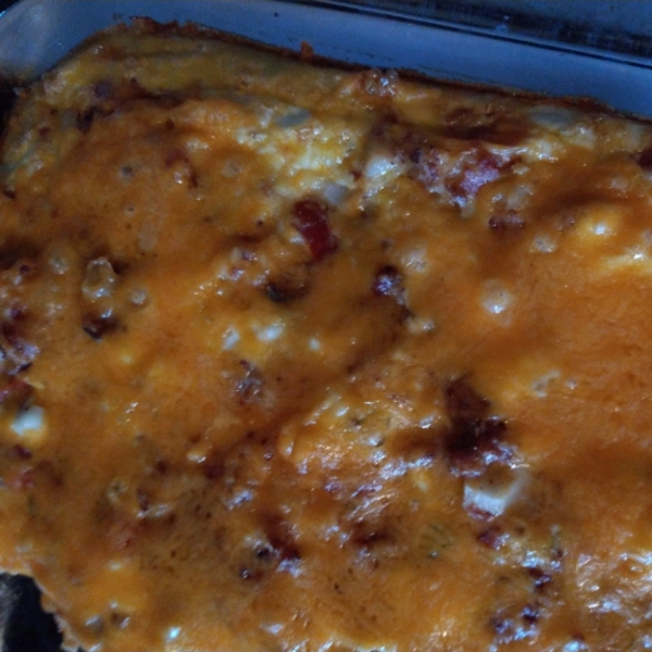 VELVEETA® Cheesy Bacon Brunch Casserole