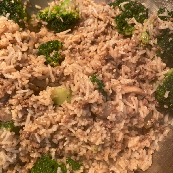 Savory Beef & Broccoli Rice