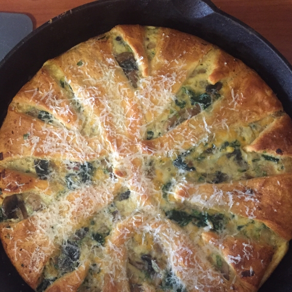 Spinach Mushroom Quiche