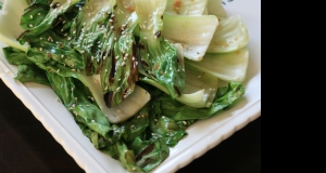 Grilled Sesame-Ginger Bok Choy