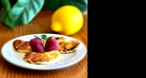 Romantic Lemon Cheesecake Pancakes