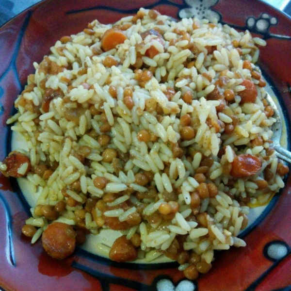 Caribbean Curried Peas (Lentils)