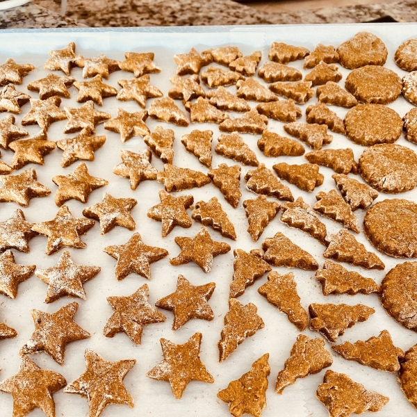 Peanut Butter and Carrot Dog Treats