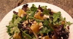 Summer Salad with Cumin-Crusted Salmon