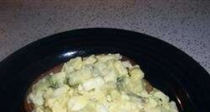 Cucumbers and Egg Salad