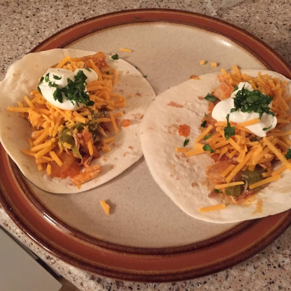 Beer-Braised Chicken Tacos