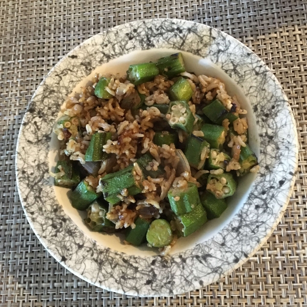 Easy Indian Style Okra